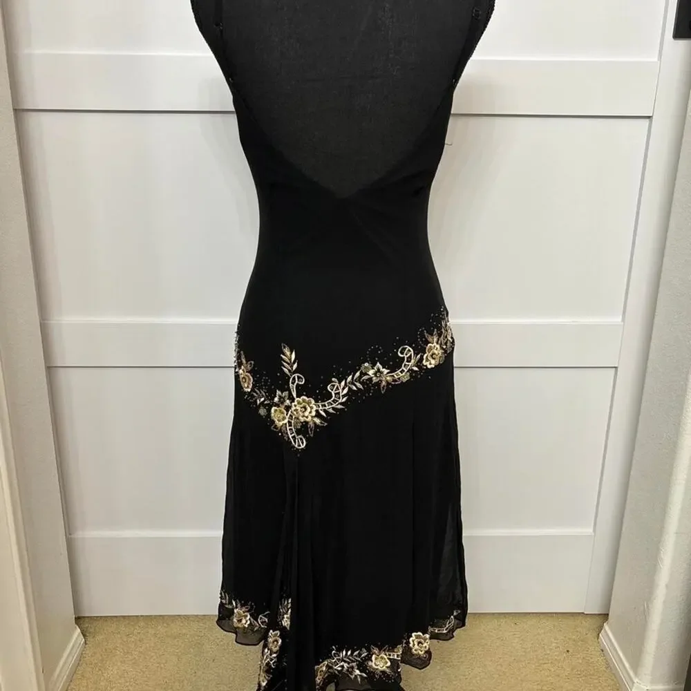 Vintage cache black fairy dress